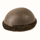 PREMIUM ΑΝΔΡΙΚΟ TOUPEE ΦΥΣΙΚΗ ΤΡΙΧΑ 6 ΚΑΣΤΑΝΟ