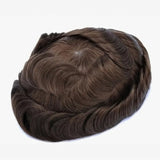 PREMIUM ΑΝΔΡΙΚΟ TOUPEE ΦΥΣΙΚΗ ΤΡΙΧΑ 6 ΚΑΣΤΑΝΟ