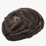 PREMIUM ΑΝΔΡΙΚΟ TOUPEE ΦΥΣΙΚΗ ΤΡΙΧΑ 4 ΚΑΣΤΑΝΟ