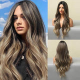 Περούκα Συνθετική Τρίχα Balayage No 4/60