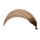 Seamless1 Micro Ring (i-tip) Hair Extensions Φυσική Τρίχα Remy Coffee n Cream