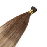 Seamless1 Micro Ring (i-tip) Hair Extensions Φυσική Τρίχα Remy Coffee n Cream