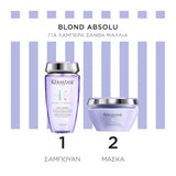 Kérastase Limited Edition Gift Box Blond Absolu (Bain Lumière 250ml, Masque Ultra-Violet 200ml)