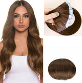 Mini Tape Extension Φυσική Τρίχα Remy Καστανό No 4