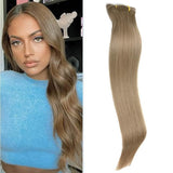 Τρέσα Με Κλιπ Φυσική Τρίχα Ξανθό Ανοιχτό No 8