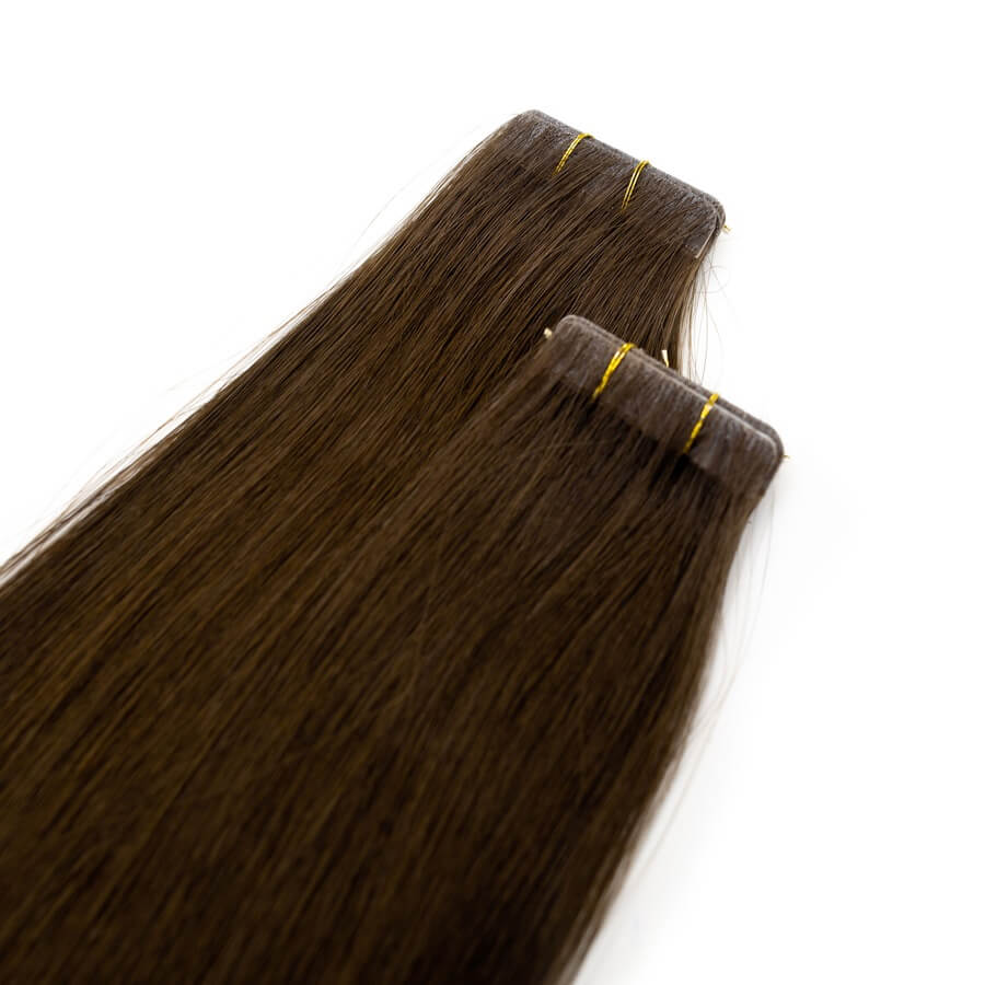 Seamless1 Invisible Tape Extension Espresso Ultimate Romylos All