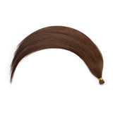 Seamless1 Micro Ring (i-tip) Hair Extensions Φυσική Τρίχα Remy Mocha