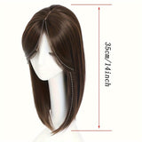 Topper-Τουπέ Συνθετική Τρίχα Με Φράντζα Ξανθό Καραμελέ No 27