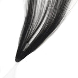 Feather Hair Extensions Φυσική Τρίχα Μαύρα Jet Black No 1
