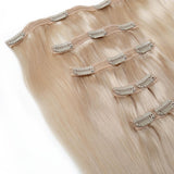 Seamless1 Hair Extensions Συνθετική Τρέσα Με Κλιπ 5 Κομμάτια Milkshake 55εκ