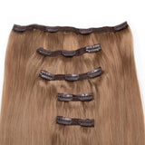 Seamless1 Hair Extensions Συνθετική Τρέσα Με Κλιπ 5 Κομμάτια Opal 55εκ