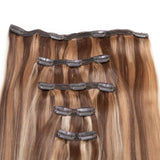Seamless1 Hair Extensions Συνθετική Τρέσα Με Κλιπ 5 Κομμάτια Vanilla Blend 55εκ