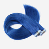 Tape Extension Φυσική Τρίχα Remy Μπλε