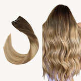 Τρέσα Μισή Φυσικά Μαλλιά Balayage No 3/8/22