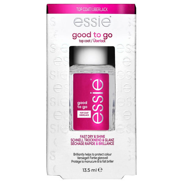 Essie Good To Go Top Coat (Fast Dry & Shine) 13.5ml - Romylos All About Hair