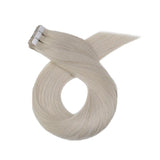 Tape Extension Φυσική Τρίχα Remy Ξανθό Του Πάγου No 60A - Romylos All About Hair