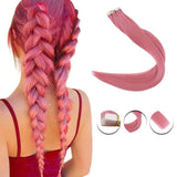 Tape Extension Φυσική Τρίχα Remy Ροζ - Romylos All About Hair