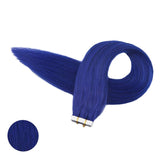 Tape Extension Φυσική Τρίχα Remy Μπλε - Romylos All About Hair