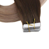 Tape Extension Φυσική Τρίχα Remy Balayage No 4/16 - Romylos All About Hair