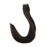Tape Extension Φυσική Τρίχα Remy Καστανό Σκούρο No 2 - Romylos All About Hair