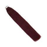 Tape Extension Φυσική Τρίχα Remy Κόκκινο Σκούρο No 33V - Romylos All About Hair