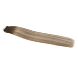 Tape Extension Φυσική Τρίχα Remy Balayage No 3/8/22 - Romylos All About Hair