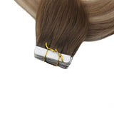 Tape Extension Φυσική Τρίχα Remy Balayage No 3/6/22 - Romylos All About Hair