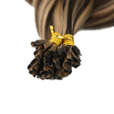 Extension Κερατίνης Σετ 20 Τούφες Φυσική Τρίχα Ανταύγειες No 3P27 - Romylos All About Hair