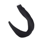 Tape Extension Φυσική Τρίχα Remy Μαύρα Jet Black No 1 - Romylos All About Hair
