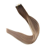 Tape Extension Φυσική Τρίχα Remy Balayage No 4/16 - Romylos All About Hair