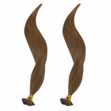 Extension Κερατίνης Σετ 20 Τούφες Φυσική Τρίχα Μεσαίο Καστανό No 6 - Romylos All About Hair