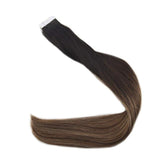 Tape Extension Φυσική Τρίχα Remy Balayage No 1B/6/27 - Romylos All About Hair