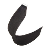 Tape Extension Φυσική Τρίχα Remy Μαύρο Φυσικό Off Black No 1B - Romylos All About Hair