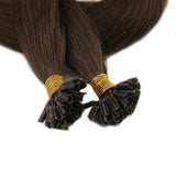 Extension Κερατίνης Σετ 20 Τούφες Φυσική Τρίχα Σοκολατί No 4 - Romylos All About Hair
