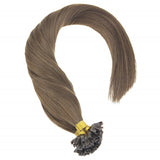 Extension Κερατίνης Σετ 20 Τούφες Φυσική Τρίχα Μεσαίο Καστανό No 6 - Romylos All About Hair