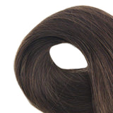Tape Extension Φυσική Τρίχα Remy Καστανό Σοκολατί No 4 - Romylos All About Hair