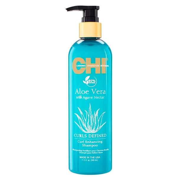 CHI Aloe Vera Curls Defined Shampoo 340ml - Romylos All About Hair