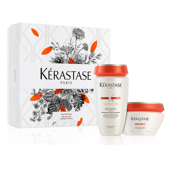 Kerastase Nutritive Spring Box Σετ Dry Hair (Bain Satin 2 250ml, Masquintense Mask Thick Hair 200ml) - Romylos All About Hair