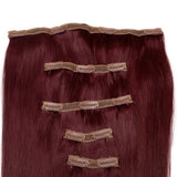Seamless1 Hair Extensions Τρέσα Με Κλιπ 5 Κομμάτια Merlot 55εκ - Romylos All About Hair