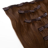 Seamless1 Hair Extensions Τρέσα Με Κλιπ 5 Κομμάτια Mocha 55εκ