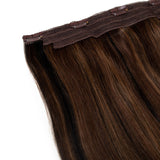 Seamless1 Hair Extensions Τρέσα Με Κλιπ Mocha Blend 55cm - Romylos All About Hair