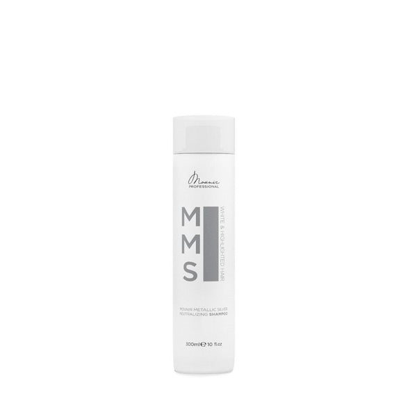 Mounir Professional MMS Metallic Silver Shampoo 300ml - Romylos All About Hair