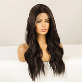 Περούκα Συνθετική Τρίχα Σγουρή Καστανό No 4