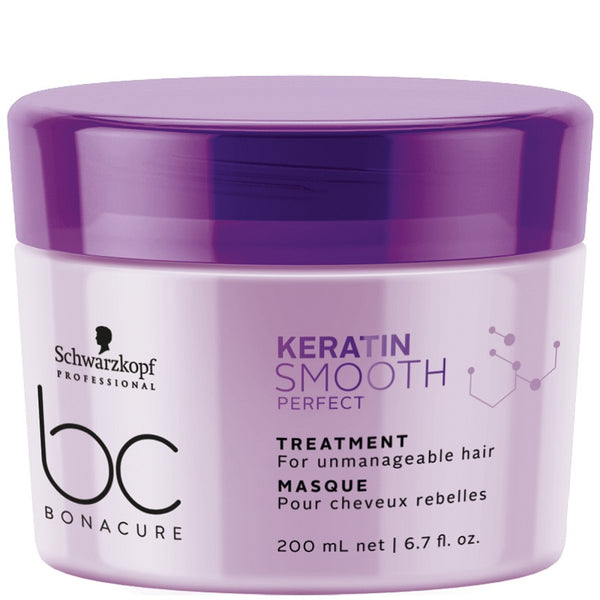 Schwarzkopf Professional BC Bonacure Keratin Smooth Perfect Treatment Mask 200ml - Romylos All About Hair
