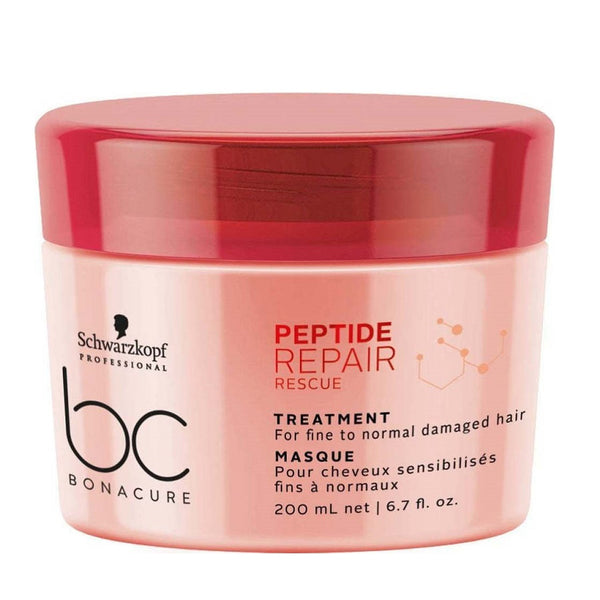 Schwarzkopf Professional BC Bonacure Peptide Rescue Treatment Mask 200ml - Romylos All About Hair