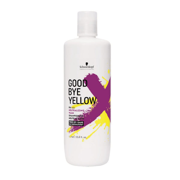 Schwarzkopf Professional Good Bye Yellow Shampoo 1000ml - Romylos All About Hair