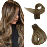 Τρέσα Μισή Φυσικά Μαλλιά Balayage No 4/27/4 - Romylos All About Hair