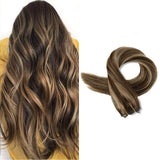 Τρέσα Μισή Φυσικά Μαλλιά Ανταύγειες No P4/27 - Romylos All About Hair