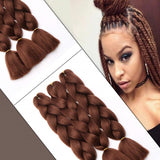 Πλεξούδες Κοτσιδάκια Ράστα Καστανό 33 - Romylos All About Hair