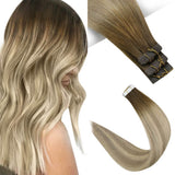 Tape Extension Φυσική Τρίχα Remy Balayage No 3/6/22 - Romylos All About Hair